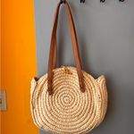 INC 🎅 3/$15 SALE  Round Woven Bag Photo 1