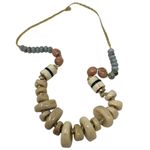 Anthropologie  Resin Beaded Statement Necklace Multicolor Photo 3