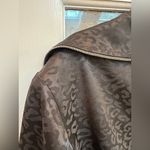 The Collective Works of Berek Art To Wear Zipper Leopard Jacket Plus Size 2X Black Photo 6