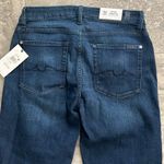 7 For All Mankind Kimmie Mid Rise Slim Straight Jeans in Dian, Size 31 NWT Photo 4