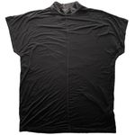 ZARA Mock Neck Dolman Short Sleeve Top Black Size Small Photo 11