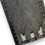 SheIn Women’s Wide Leg High Waisted Jeana Distressed Dark Grey Acid Wash Jeans Sz Med Photo 10