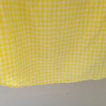 Talbots  Yellow Gingham Popover Top Photo 2