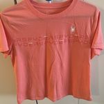 Spyder  Activewear T Shirt Orange Size Large Photo 5