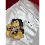 Snowman Pin Brooch With Knitted Hat & Snowflake Design In Gift Bag Yellow Photo 3