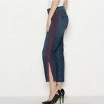 Parker Smith  Women's Stella Crop Tuxedo Side-Stripe Side Slit Jeans Size 26 C21 Photo 2