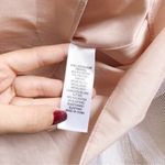 Aidan Mattox • strapless fit & flare mini dress champagne gold cocktail pleated Photo 8