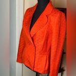 Banana Republic Orange Blazer Double Breasted Textured Jacket Suit Coat Photo 6
