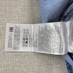 Only  Blue Denim Womens Hermione Dress Size 42 Off-Shoulder 3/4 Sleeve Smocked Photo 4