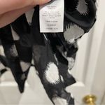 Talbots  Women’s Black Polka Dot Silk Swim Cover Up Size Small Photo 4