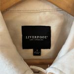 Liverpool White Denim Jacket Photo 2