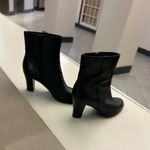 a.n.a Boots . A New Approach Chic Black Leather Heeled Boots 6M Photo 7