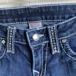 True Religion Disco Billy Big T Jeans Women's Size 28 Bootcut Dark Wash USA Made Photo 3
