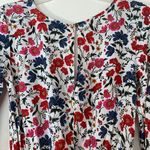 American Eagle American Eagles Women's Floral Tie Front Bell Sleeve Romper With Pockets Size S Photo 4