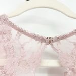 Victoria's Secret  VS Dream Angels Plunge Crushed Velvet Lace Bralette Size S Pink Photo 6