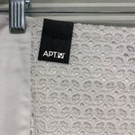 Apt. 9  NWT White Eyelet Panel Pencil Skirt Size 4 Photo 5