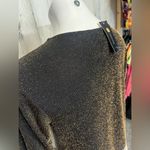 Collection B Black and gold blouse Black Size M Photo 6