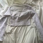 Aerie White OFFLINE by  Sidewalk Seamless Long Sleeve Cropped T-Shirt Photo 1