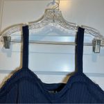 Jessica London  Navy Blue Pleated Front Sleeveless Tank size 22/24 Photo 2