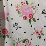 Betsey Johnson Pink and White Swimsuit with Floral Design Photo 6