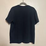 Nike Women’s T-Shirt Short Sleeve Swoosh 100% Cotton Black White Size Small Photo 3