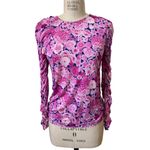 Stine Goya Carlin Top Rose Printed Size Large Pink Photo 1