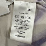 Silk Maison Maxi Dress Medium Purple Black Abstract Print Long Sleeve Cutout Purple Photo 13