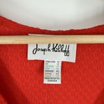 Joseph Ribkoff  Womens Red Textured Knit Tunic Top Size 12 Artsy Lagenlook Photo 1