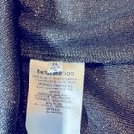 Reformation  Black gold sybil knit top is a scoop neck Photo 13