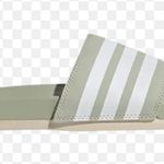 Adidas Adilette Comfort Slides Shoes 'Halo Green Ivory' Size 8 Photo 1