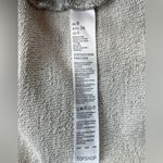 Top Shop Multicolor Embroidered Flowers Heather Grey Sweatshirt Cotton Blend, 4 Photo 6