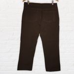 CHAPS straight leg stretch jeans brown size 14 see inseam measurement please Photo 2