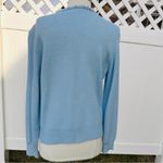 Boston Proper Blue Pearl trimmed cardigan Size M Photo 10