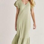 Z Supply  Green Zella Cotton Slub Midi Dress Sz.S Photo 0