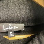 Lulus  Black Cowl Neck Sweater Dress Photo 3