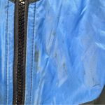 Vintage Duckster Windbreaker Jacket Hidden Hood Size Large Retro White Photo 6