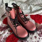 Pink fashion leather boots Size 9 Photo 5