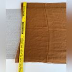 Vintage Ochre Orange Brown Beaded Fringe Scarf Photo 3