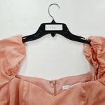 MORE TO COME Khloe Ruffle Sleeve Mini Dress in Blush Medium Pink Photo 11