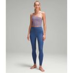 Lululemon  Ribbed Nulu Asymmetrical Yoga Tank Top in Purple Ash Photo 2