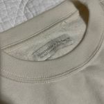 Abercrombie & Fitch Cream Abercrombie cropped crewneck  Photo 1