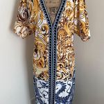 Ashley Stewart Chic Baroque Print Short Sleeve Dress Photo 0