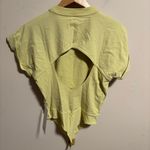 Lululemon NWT  Heavyweight Cotton T-Shirt Bodysuit
Finch Yellow- Size Small Photo 7