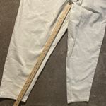 Who What Wear NWT  Jeans Womens 12 Paperbag Ivory High Rise Belted Ankle Pants Photo 5