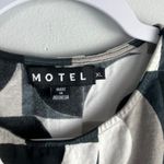 Motel Rocks Banu Vest Crop Top in Retro Optic White Size XL Photo 4