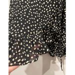 Urban Outfitters Ivory Polka Dots Tie-Front Ruffle Rara Mini Skirt Photo 5
