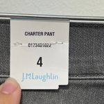 J. McLaughlin  Charter Pant 4 NWT $178 Jeans‎ Wide Leg Cotton Stretch Gray Photo 3