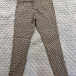 Calvin Klein  Plaid Pull on Pants Size 2 Stretch Plaid Elastic Band Waist Photo 0