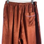 Untitled in Motion Emissus Rust Wide Leg Lounge Pajama Pants Size Medium Orange Photo 9
