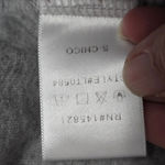 Listicle Grey Long Sleeve Purple Pleated Velvet Sleeve Detail Top Size Small Photo 8